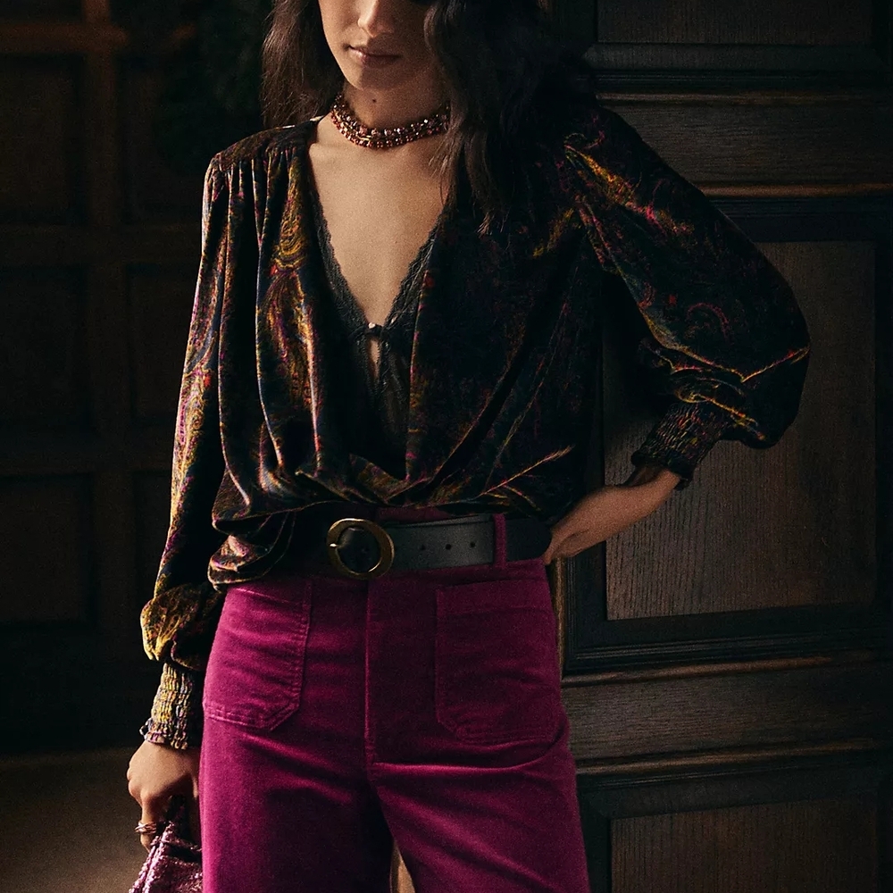 Anthropologie Black and Pink Textured Jacket